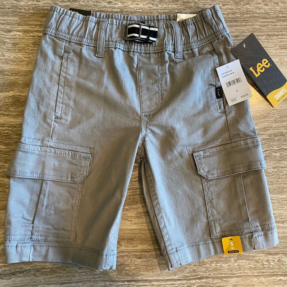 Lee boys kids shorts bottoms grey size S, 8 years